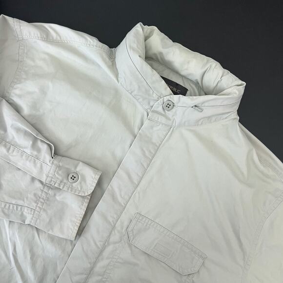 Banana Republic Other - Banana Republic Shirt Mens L Stowaway Hood Nylon Zip Off Sleeve Outdoor Fishing